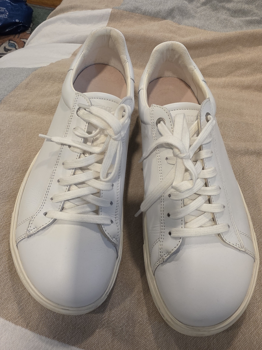 Birkenstock Bend Low White Leather Sneakers